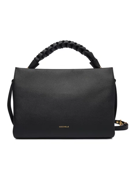 Coccinelle Ročna torba Boheme Grana Double E1 19 02 01 črna