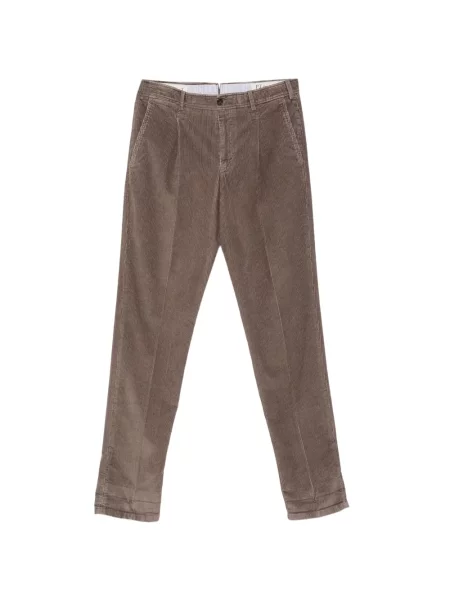 Pantaloni Pt Torino de catifea cord gri