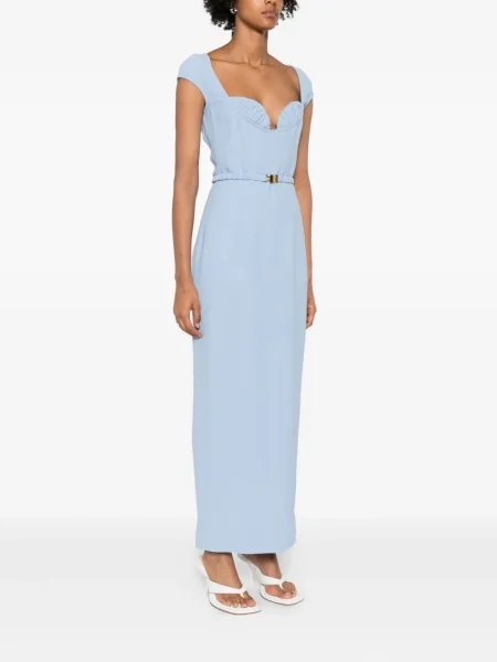 Rochie maxi Rowen Rose de costum albastru