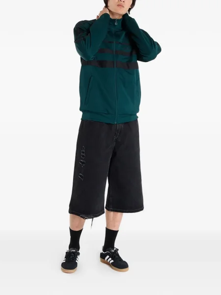 Бягане шорти Adidas на цветя корсет черно