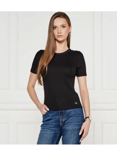 CALVIN KLEIN JEANS Blúz fekete
