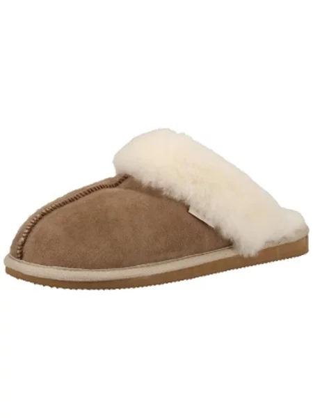 SHEPHERD Papuci de casă Jessica taupe gri