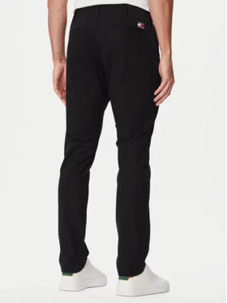 Tommy Jeans Chinos kelnes juoda