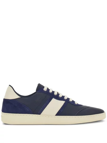 Sneakerși Ferragamo din piele albastru