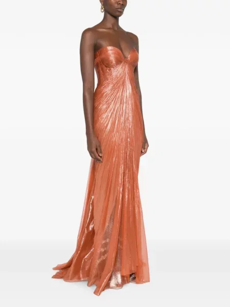 Rochie maxi Maria Lucia Hohan portocaliu