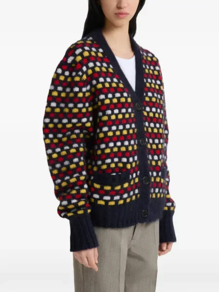 Cardigan Marni de lână roșu