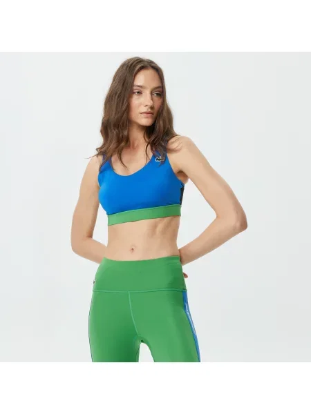 Lacoste Biustonosz Sportowy Active Bez Rękawów Z Blokadą Koloru granatowy