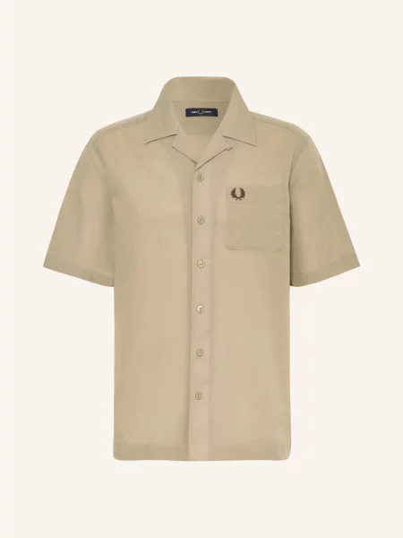 Fred Perry Košile Resort Comfort Fit khaki