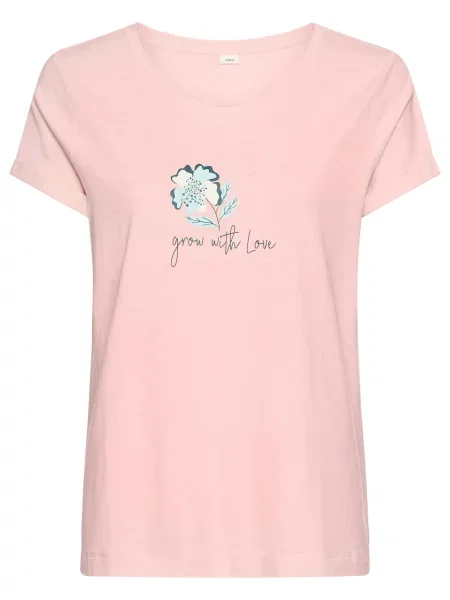 S.Oliver Bluză de noapte albastru pastel / verde petrol / roz / coajă de ou alb