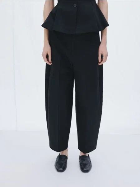 Кожаные мокасины Reserved черные