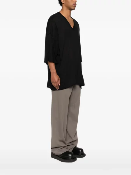 Tricou Rick Owens cu decolteu în V negru