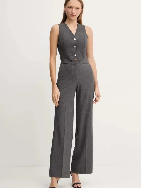 Morgan salopetă cu decolteu in v PAMIL.F gri