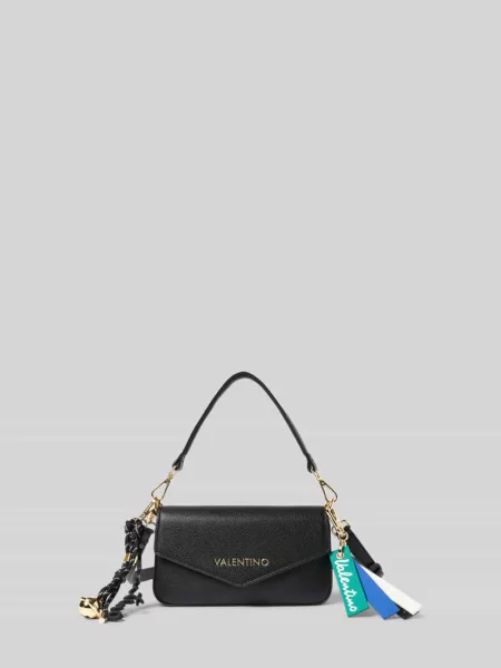 Torebka crossbody Valentino Bags ze skóry ekologicznej czarna