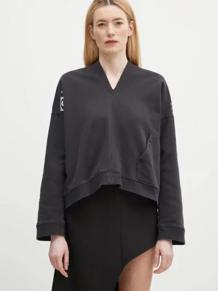 Maison Margiela hanorac de femei cu imprimeu negru