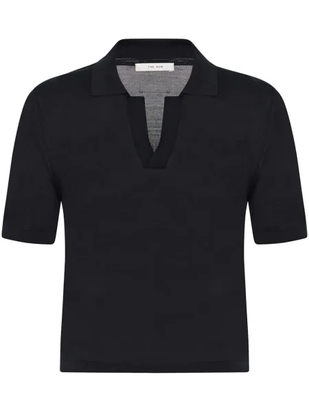 Tricou polo The Row negru