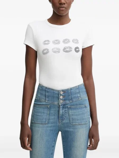 Tricou Miss Sixty cu imagine alb