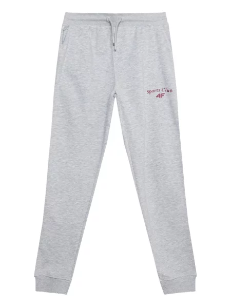4F Junior Pantaloni sport / magenta gri