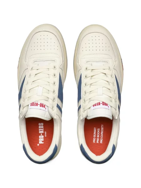 Fűzős csipkés sneaker Pro-keds fehér