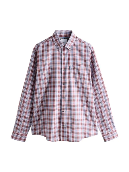 Next Košile modrá / pink bílá