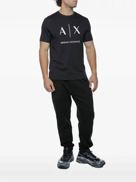 Tricou Armani Exchange cu imagine negru