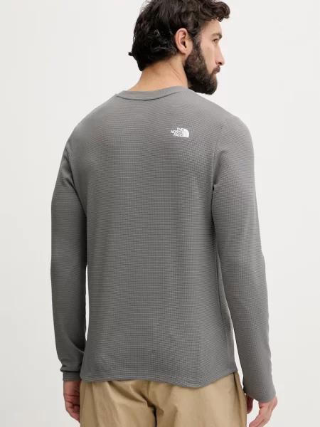 Bluzka z długim rękawem z kieszenią napoleon model KECHA' The North Face szara