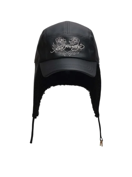 Ed Hardy Căciulă Rose Aviation' negru