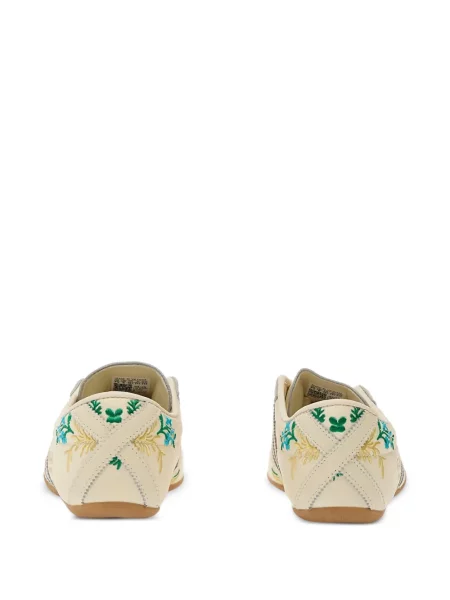 Květinové semišové tenisky Adidas Superstar černé
