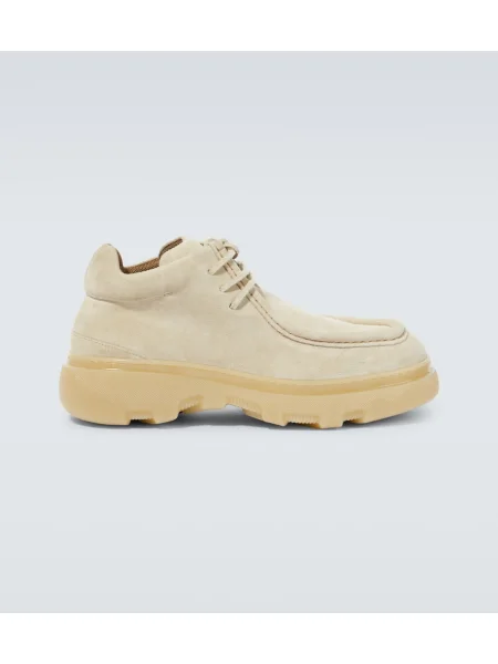 Nizki čevlji Burberry iz semiša bež