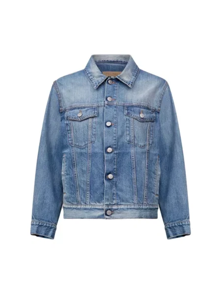 Kurtka jeansowa Mm6 Maison Margiela niebieska