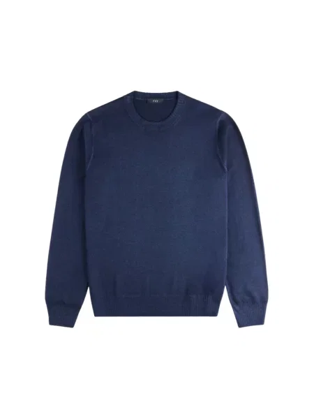 Dzianinowy sweter Fay niebieski