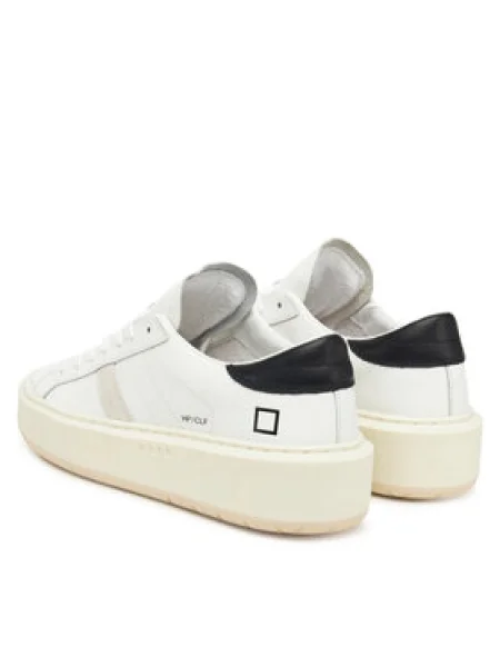 Sneakersy D.A.T.E. Hill Low Platform Calf biela