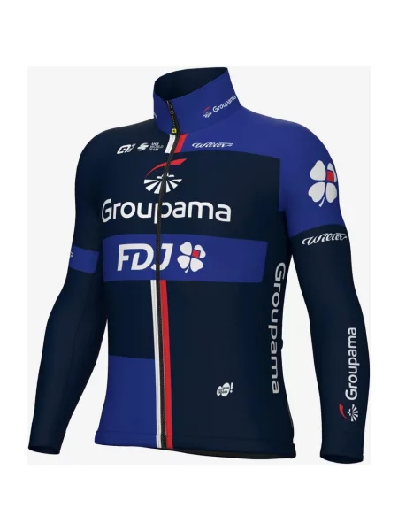Kurtka Groupama-FDJ Prime M niebieska