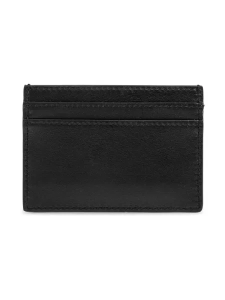 Portfel Moschino z logo czarny