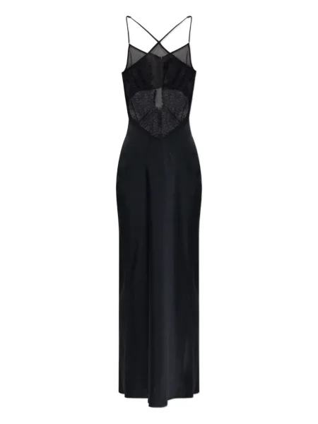Rochie midi Iro din dantelă până la genunchi de costum negru