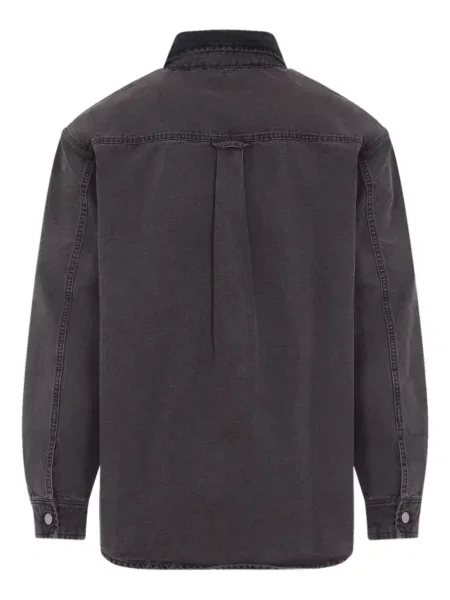 Manšestrová s límcem bunda Carhartt Wip černá