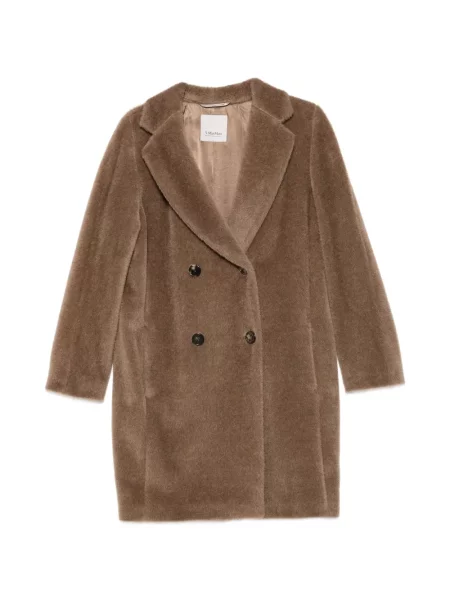 Palton 's Max Mara cu două rânduri de nasturi maro