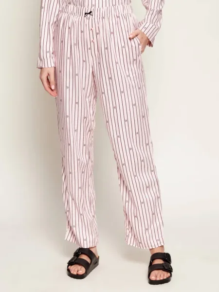 HUGO pantaloni de pijama SARTORIAL PANTS roz