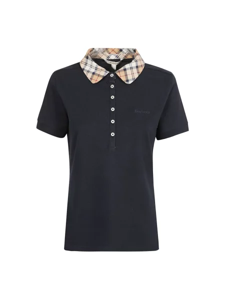 Koszulka polo Barbour niebieska