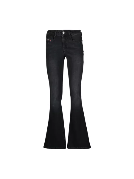 Jeansy dzwony Diesel dzwony czarne