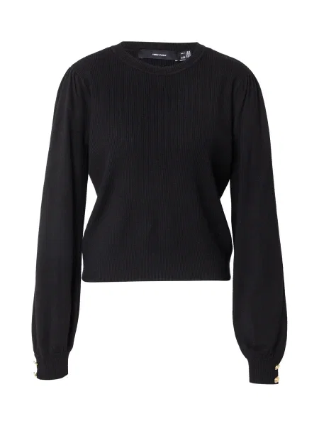 VERO MODA Pulover VMHOLLYKARIS' negru