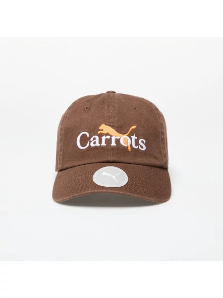 Шапка с козирка Puma PUMA x CARROTS Dad Cap с апликация кафяво
