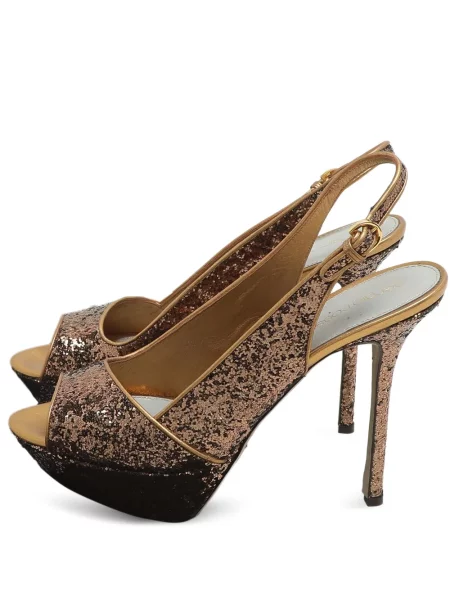 Sandale Sergio Rossi cu platformă maro