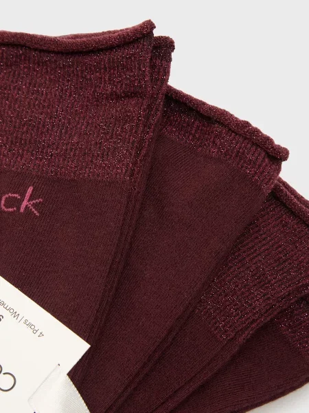 Шкарпетки Calvin Klein бордові