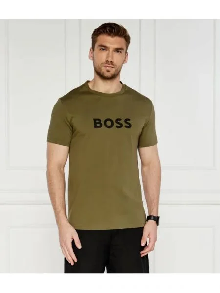 BOSS BLACK Póló RN fekete