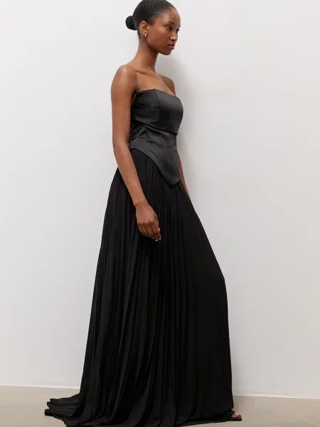 Answear.LAB rochie plisată negru