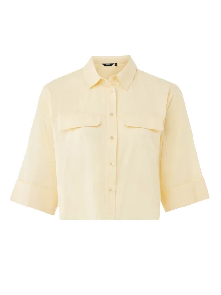 MEXX Bluză Boxy Popeline lămâie galben