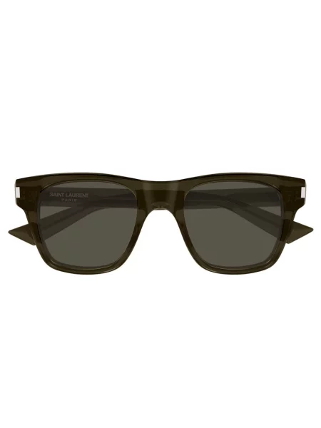 Okulary przeciwsłoneczne Saint Laurent brązowe