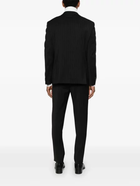 Pruhovaný oblekový oblek Manuel Ritz šedý