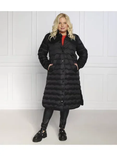 Persona by Marina Rinaldi Steppelt kabát PANDA plus size fekete