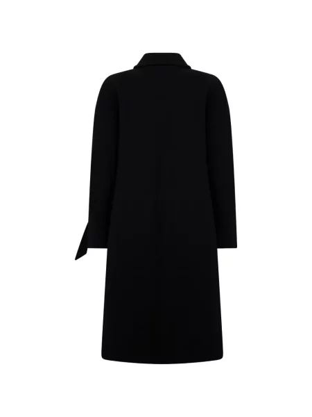 Cu centură palton Alberta Ferretti negru